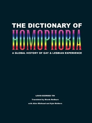 cover image of The Dictionary of Homophobia